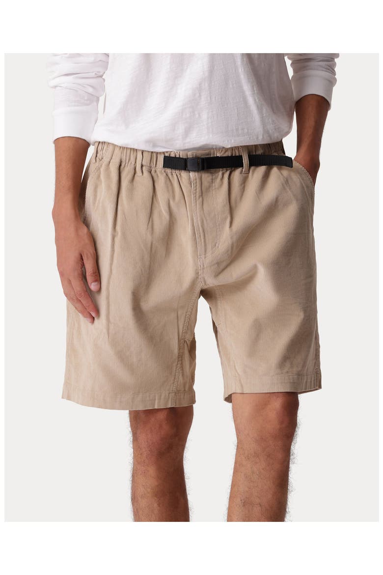 Mike Washed Velvet Shorts, Alternate, color, Blue