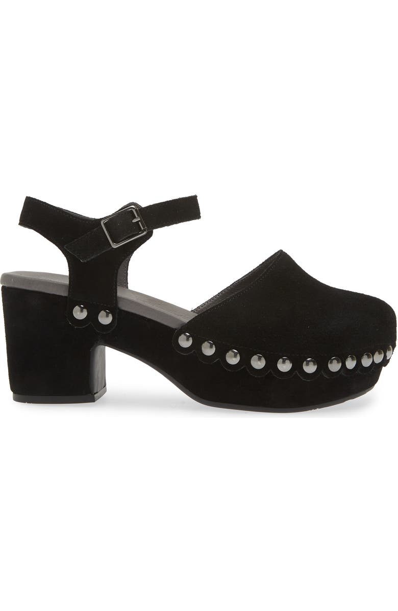 Chocolat Blu Garvey Platform Clog, Alternate, color, Black Suede