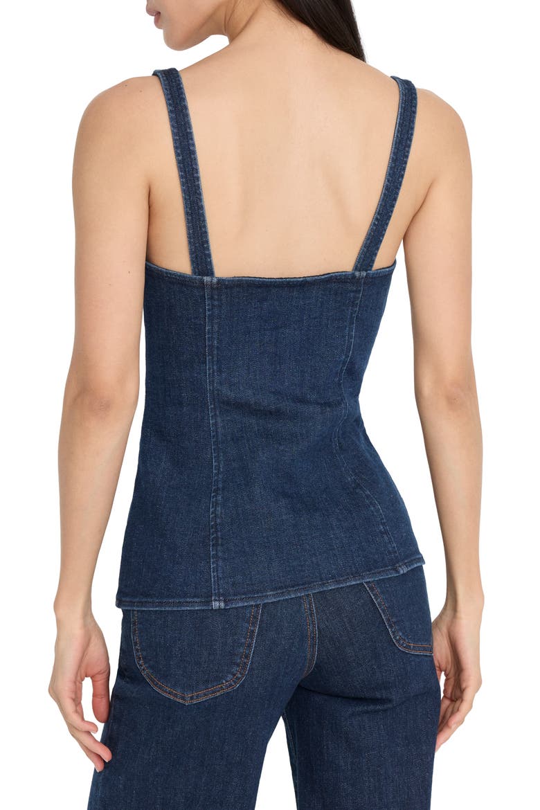 Stretch Denim Vest, Alternate, color, INDIGO1169