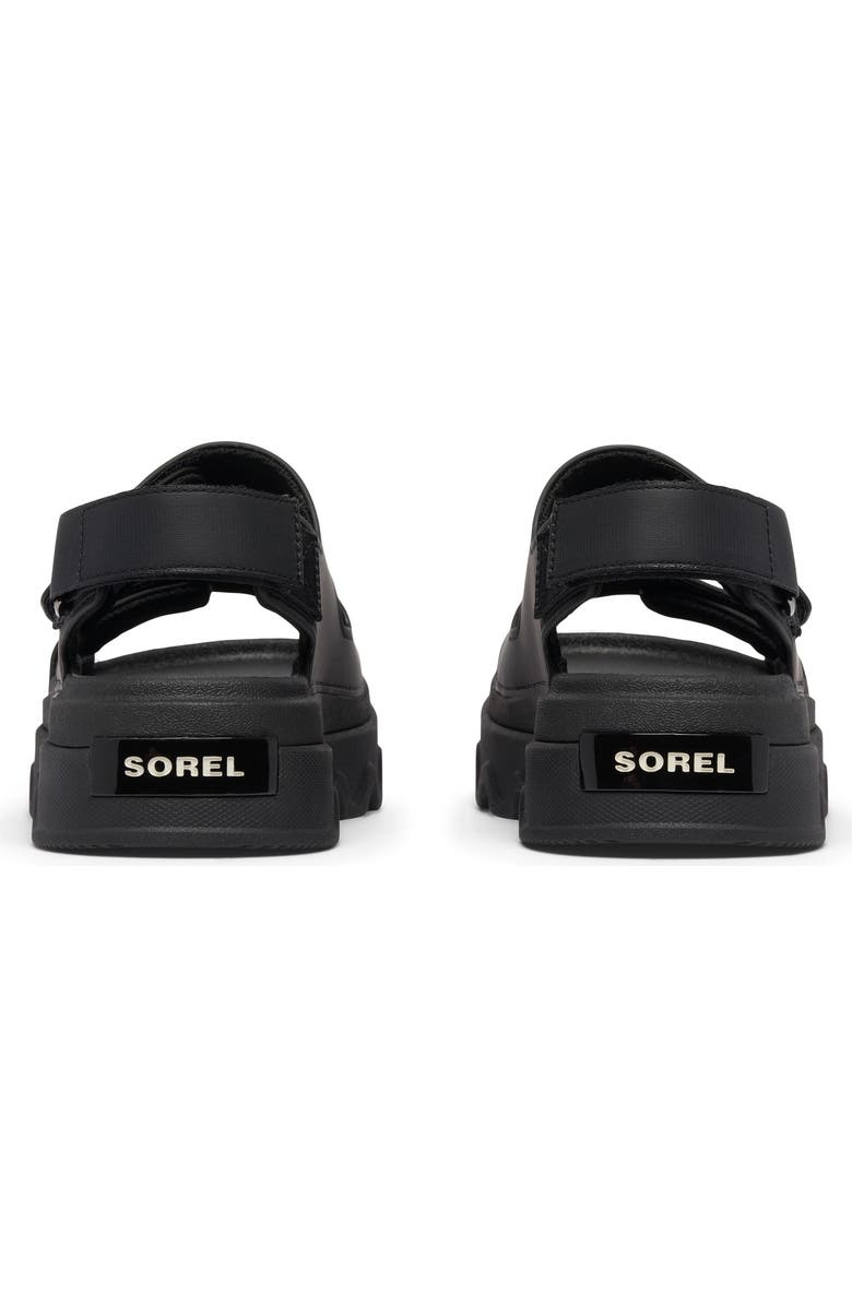 SOREL Kinetic<sup>™</sup> Sunchase Slingback Sandal, Alternate, color, Black/ Sea Salt