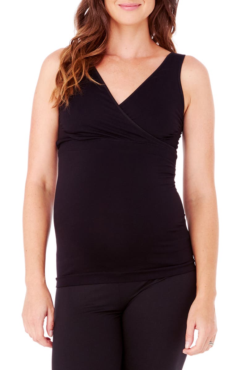 Ingrid & Isabel<sup>®</sup> Crossover Maternity/Nursing Tank, Alternate, color, 