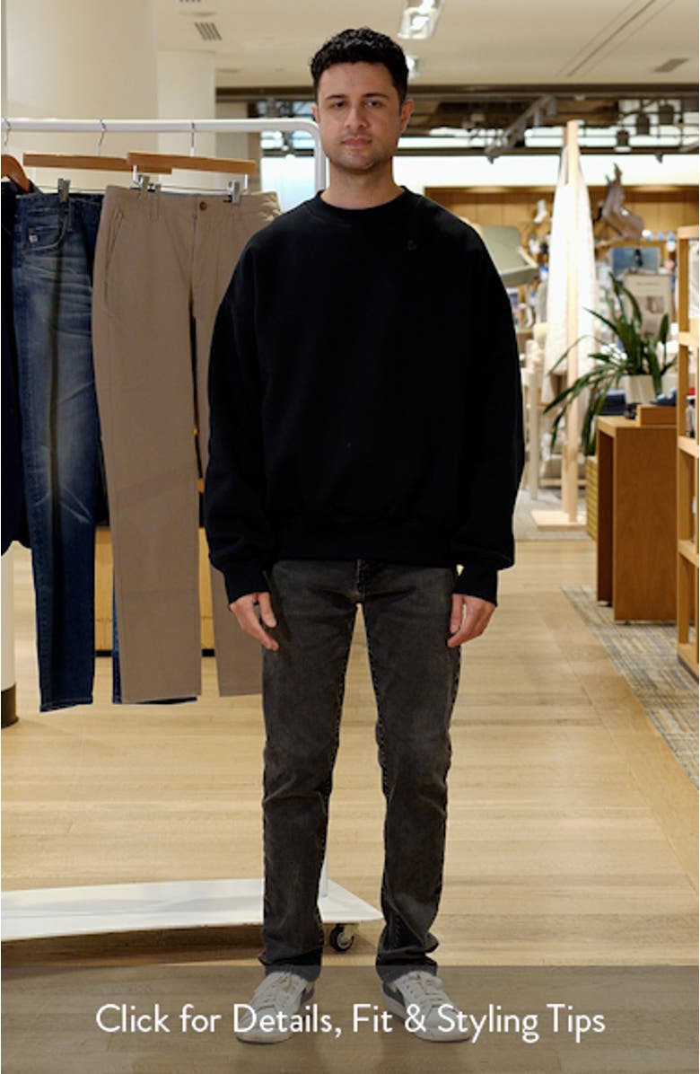 Classic Fit Fleece Crewneck Sweatshirt, sales video thumbnail