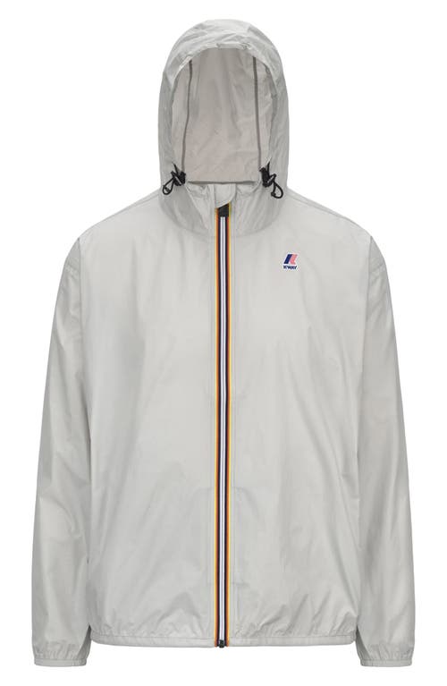 K-way Le Vrai 4.0 Claude Water Repellent Jacket In Light Grey