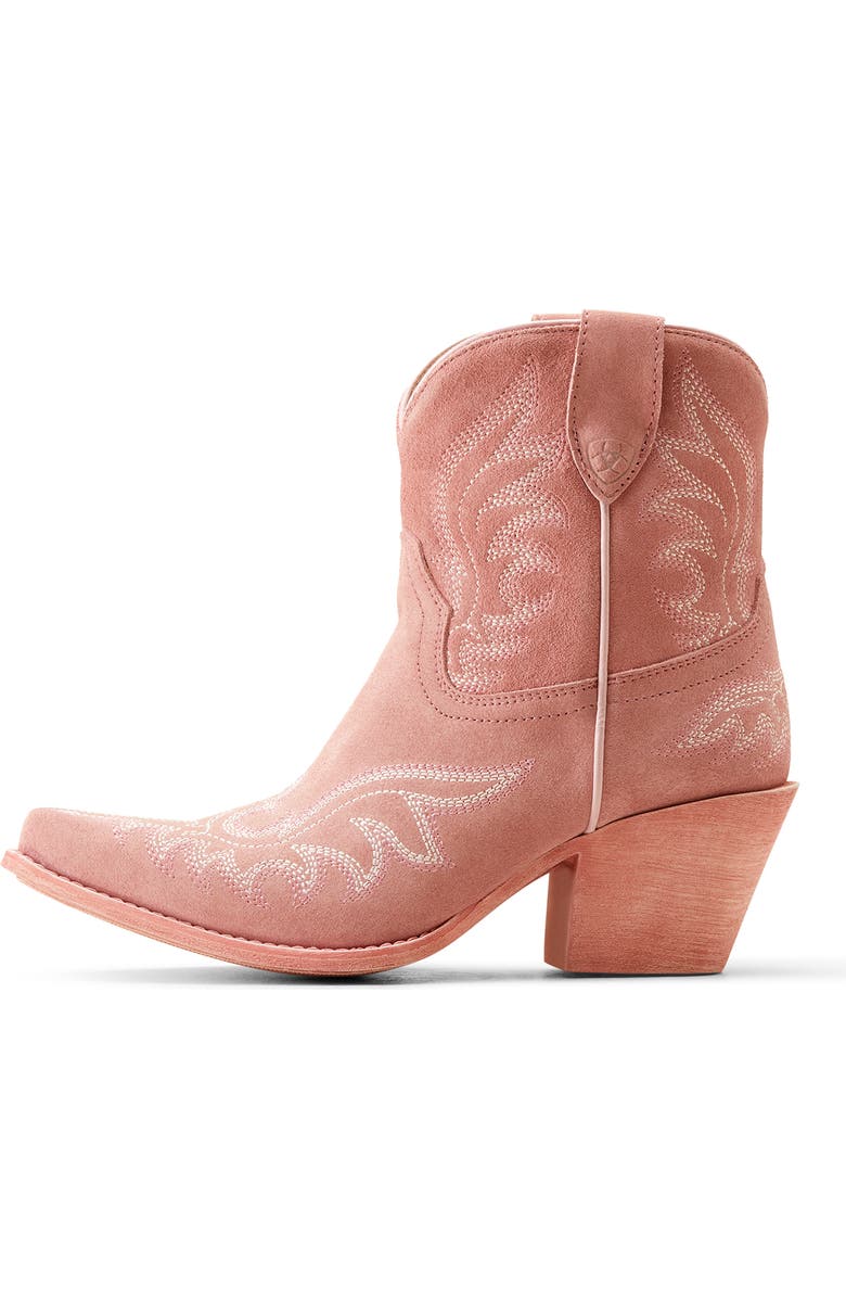 Ariat Chandler Western Boot, Alternate, color, Pink Suede
