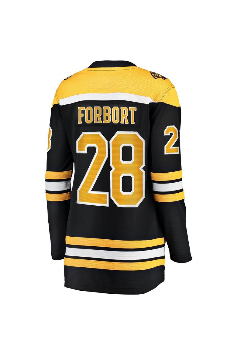 Women's Fanatics Branded Derek Forbort Black Boston Bruins Home Breakaway Player Jersey, Alternate, color, Black