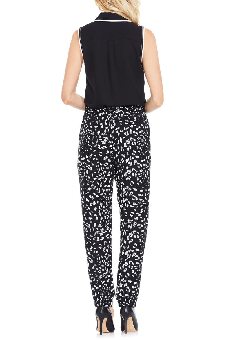 Animal Whispers Jogger Pants, Alternate, color, RICH BLACK