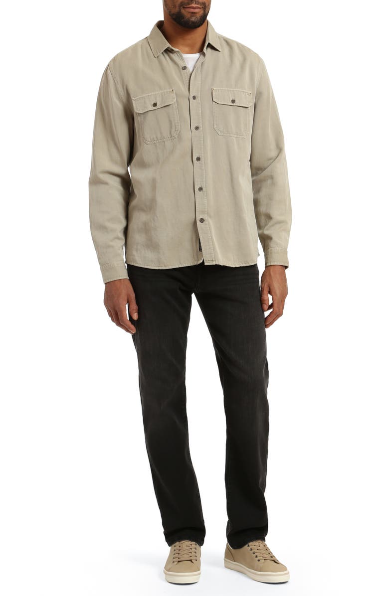 Mavi Jeans Zach Straight Leg Jeans, Alternate, color, Smoke Williamsburg