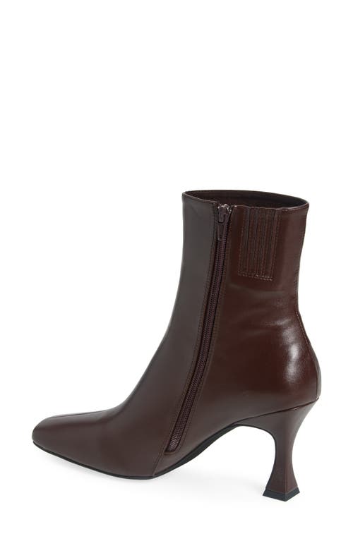 Jeffrey Campbell Check-mate Bootie In Chocolate