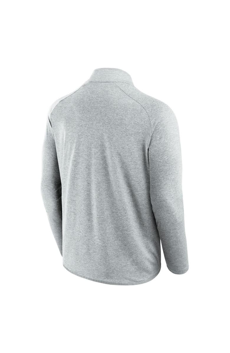 FANATICS Unisex Fanatics Gray Cleveland Browns Front Office Performance Primary Quarter-Zip Jacket, Alternate, color, Gray