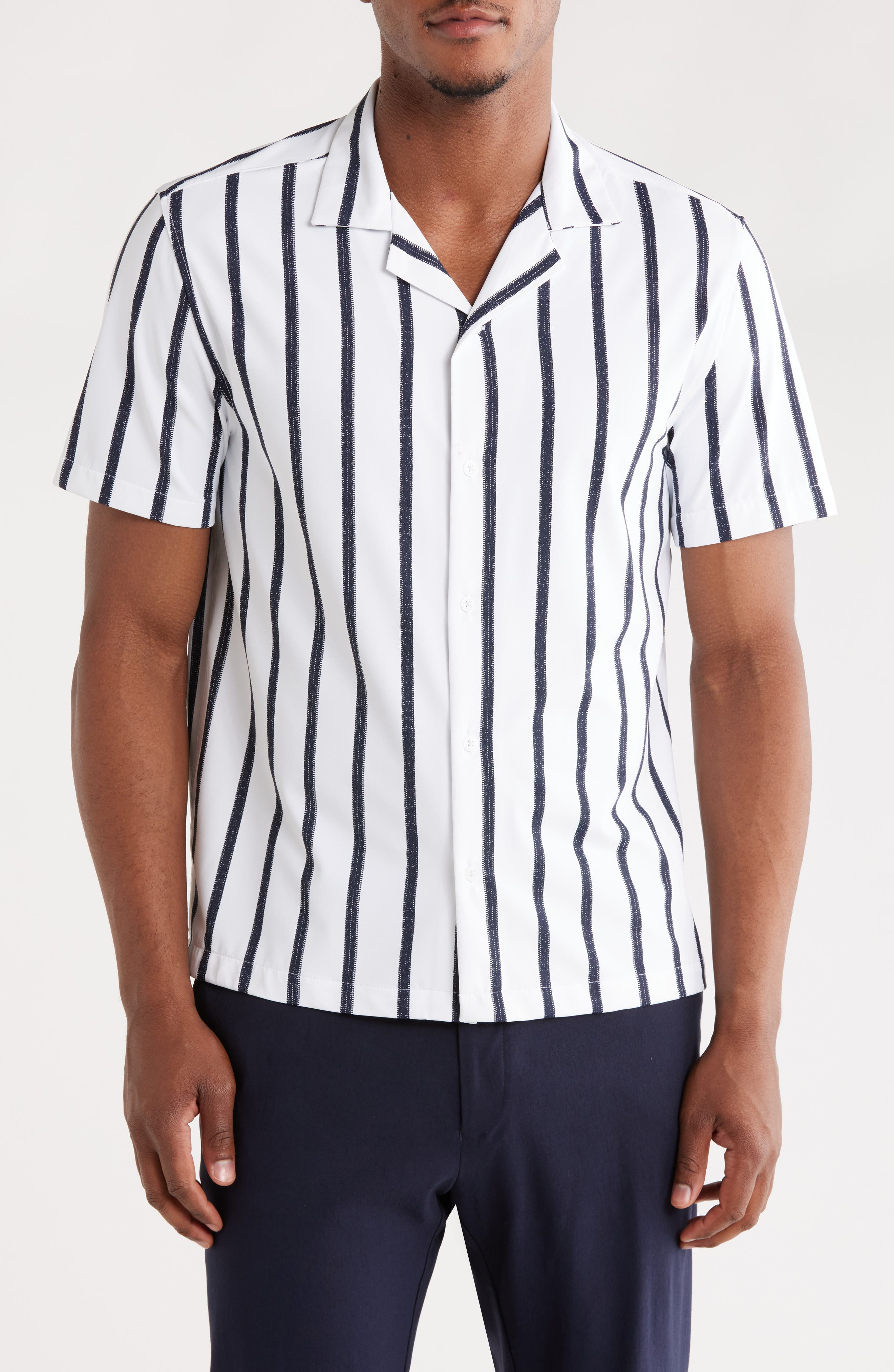 FOR THE REPUBLIC Patterned Camp Shirt