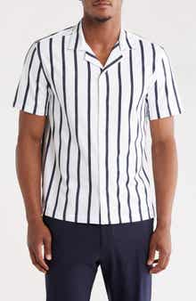 FOR THE REPUBLIC Patterned Camp Shirt