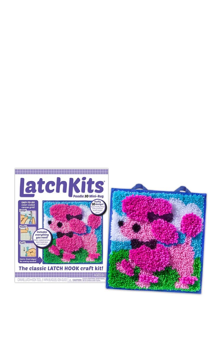 SPIROGRAPH Latchkits(R) Poodle 3D Mini Rug Kit, Alternate, color,