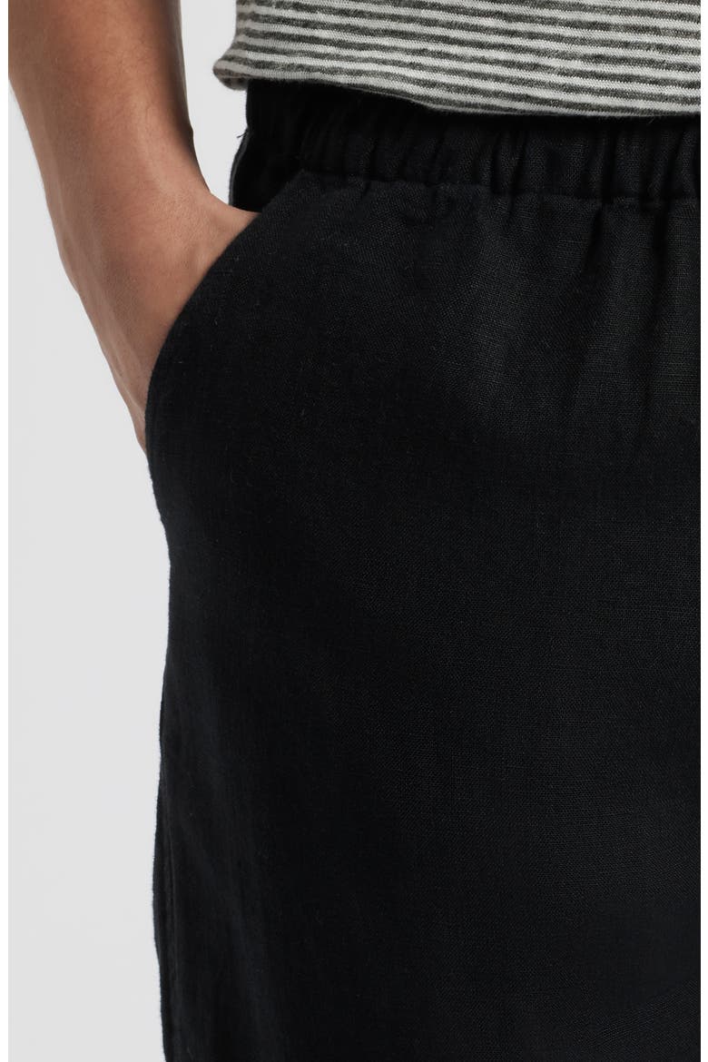 Bo Linen Drawstring Pants, Alternate, color, NIGHT