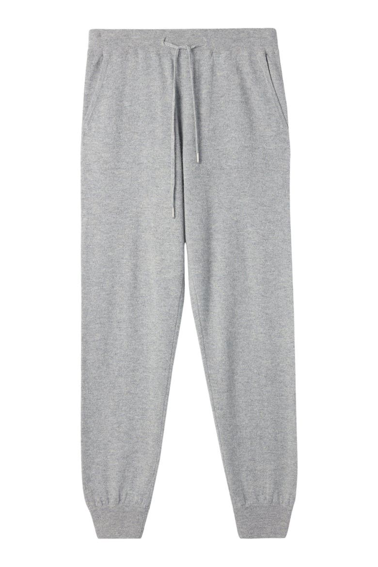 Cuffed Cashmere Jogger, Alternate, color, vapor blue