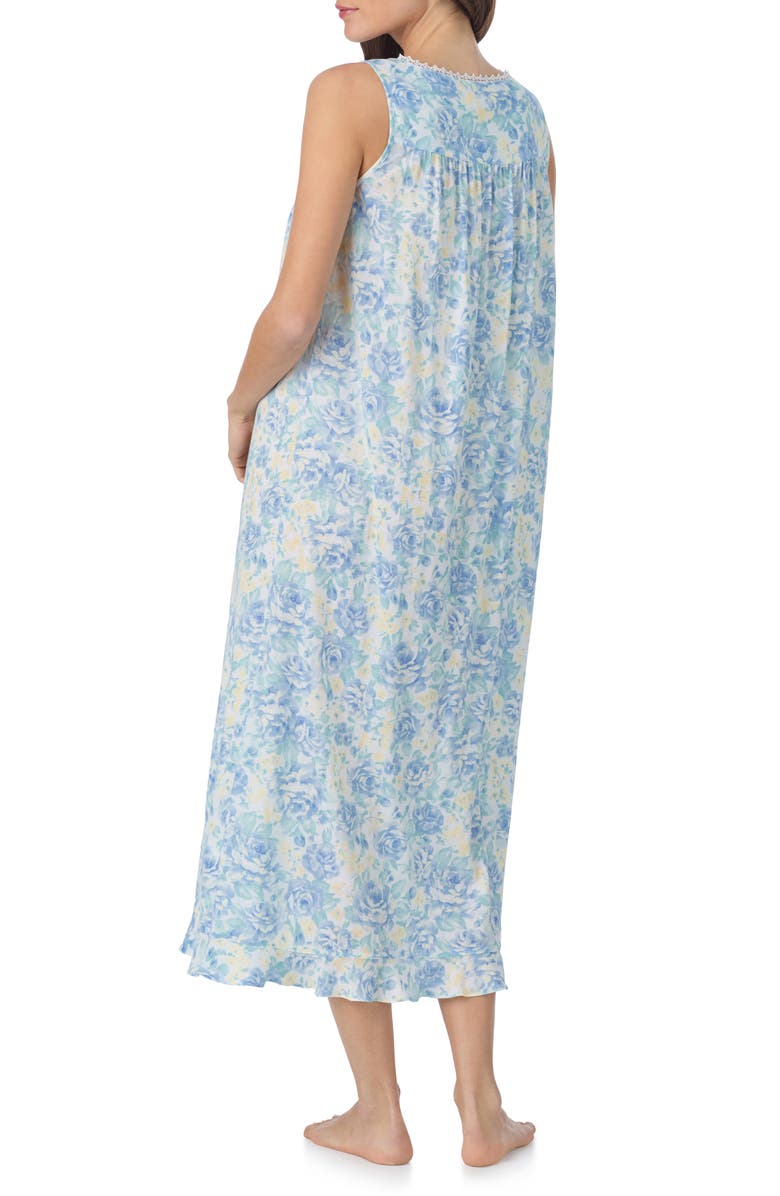 Eileen West Floral Knit Ballet Nightgown, Alternate, color,