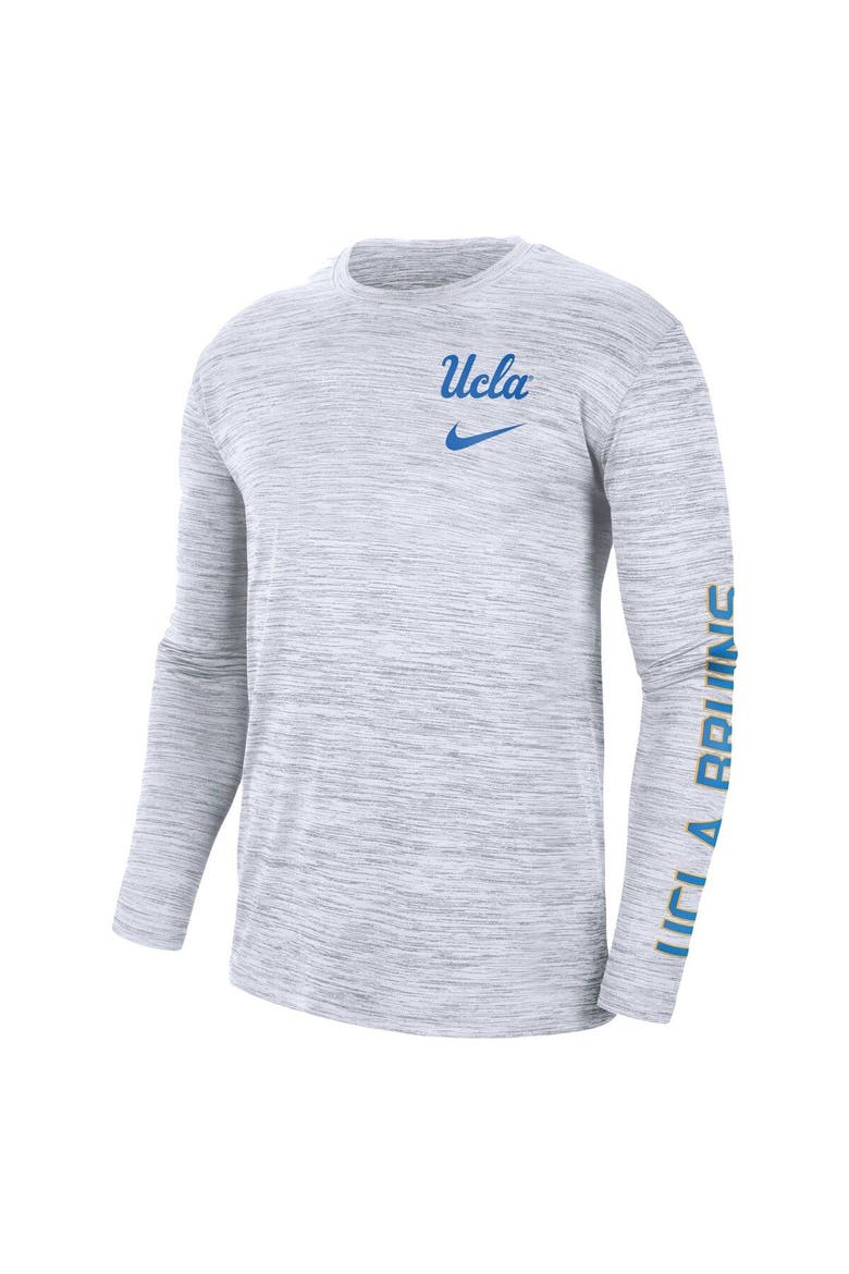 Men's Nike White UCLA Bruins Velocity Legend Team Performance Long Sleeve T-Shirt, Alternate, color, White