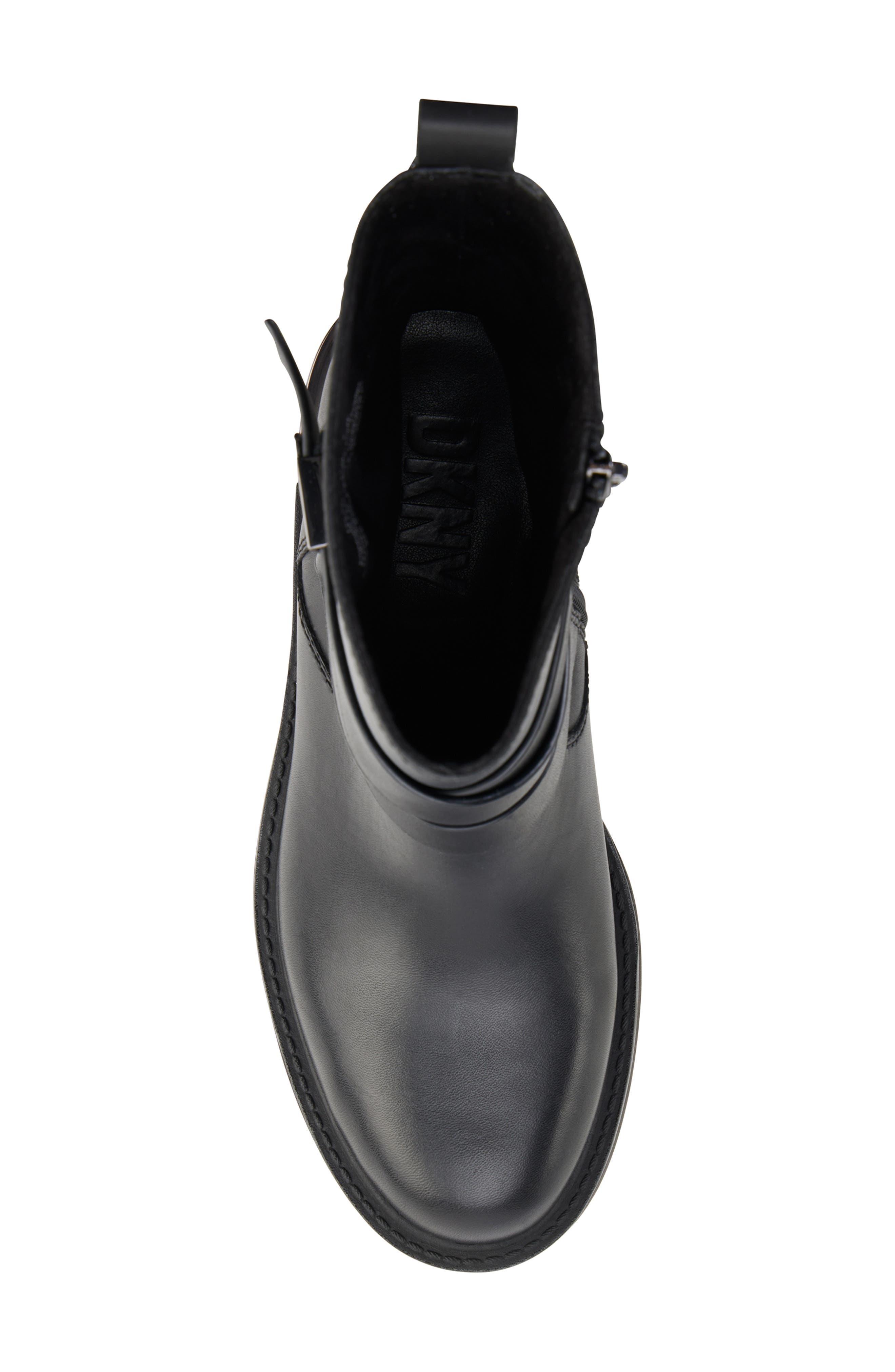 DKNY Taeta Platform Bootie, Alternate, color, Black