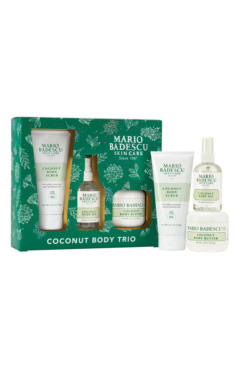 Mario Badescu Coconut Body Trio Set USD $36 Value, Main, color, 