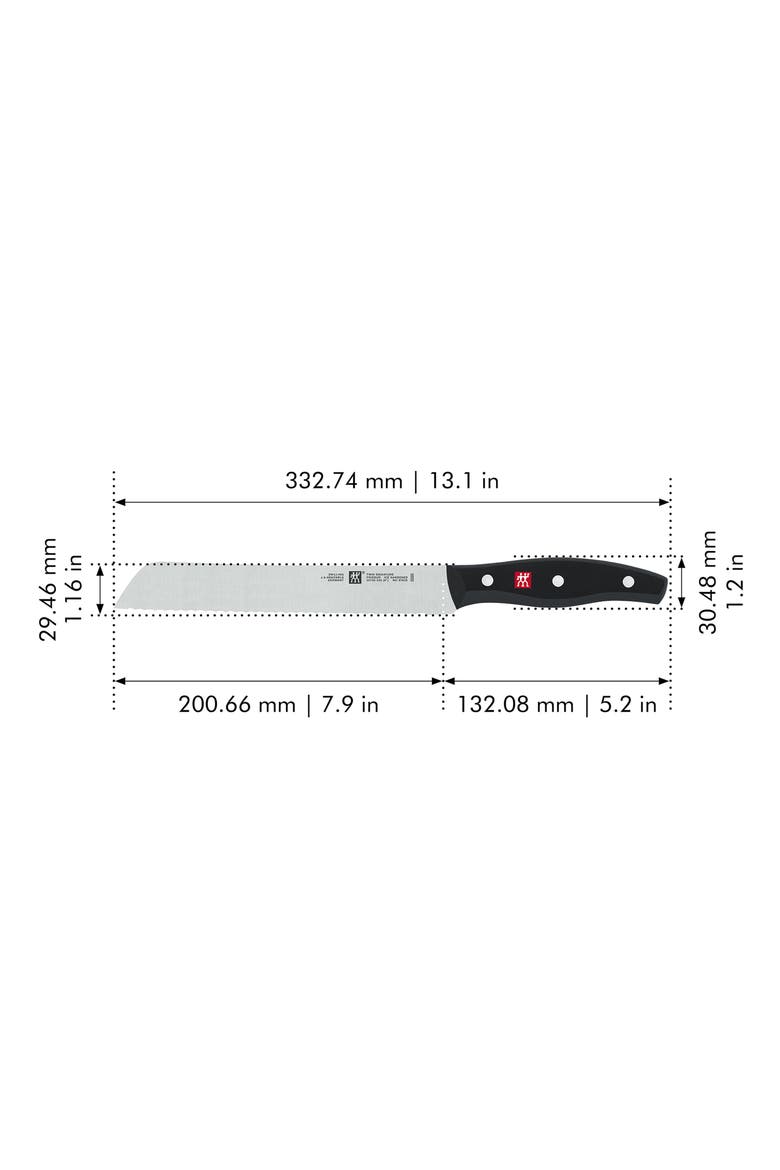 Twin Signature 8-Inch Serrated Bread Knife, Alternate, color, SILVER