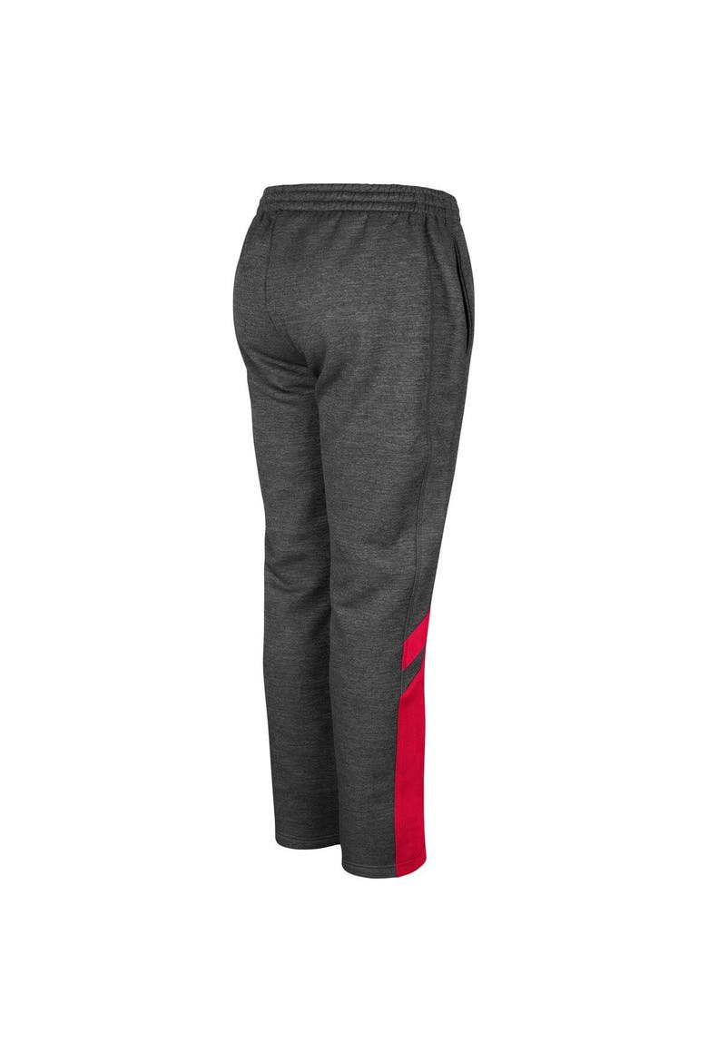 Youth Colosseum Heathered Charcoal Ohio State Buckeyes Fleece Pants, Alternate, color, Heather Charcoal