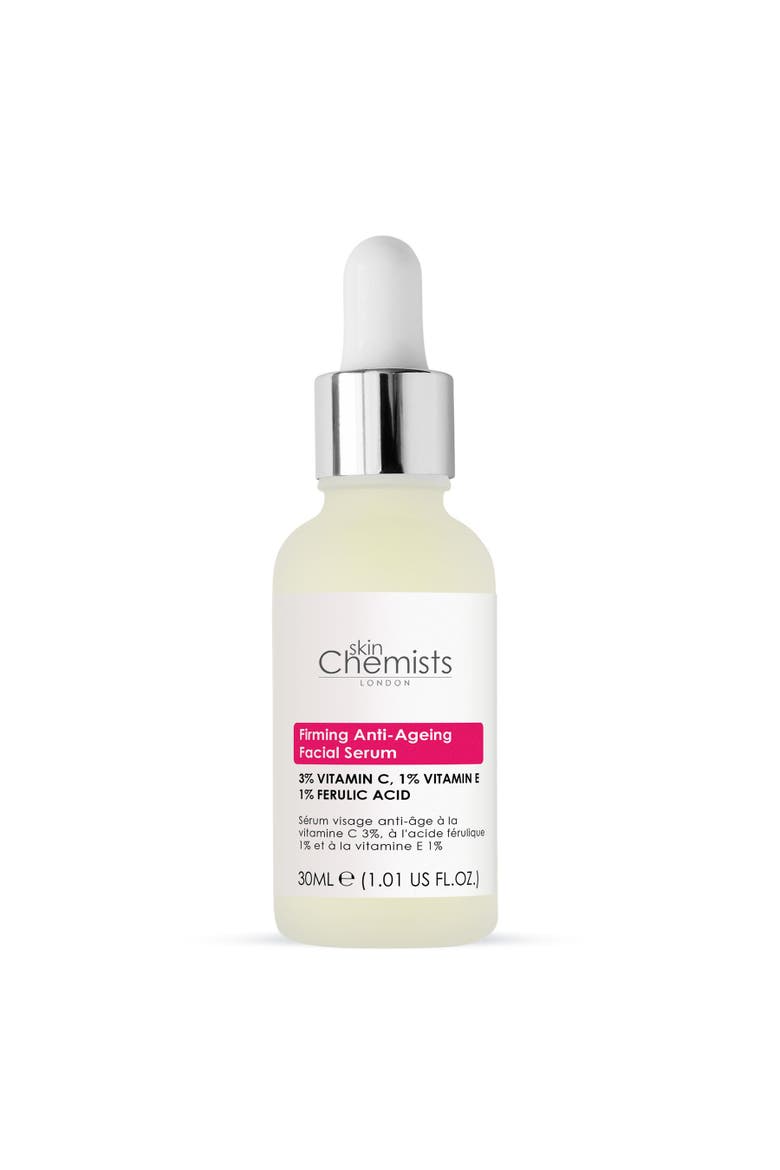 Anti-Ageing Vitamin C 3%, Ferulic Acid 1%, Vitamin E 1% Facial Serum 30ml, Alternate, color, White