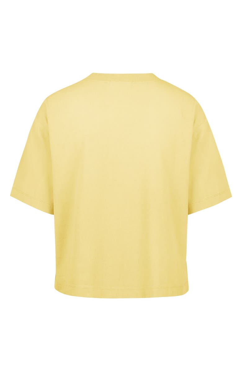 '47 Women's '47  Yellow Green Bay Packers Florentina Montauk Cropped T-Shirt, Alternate, color, 