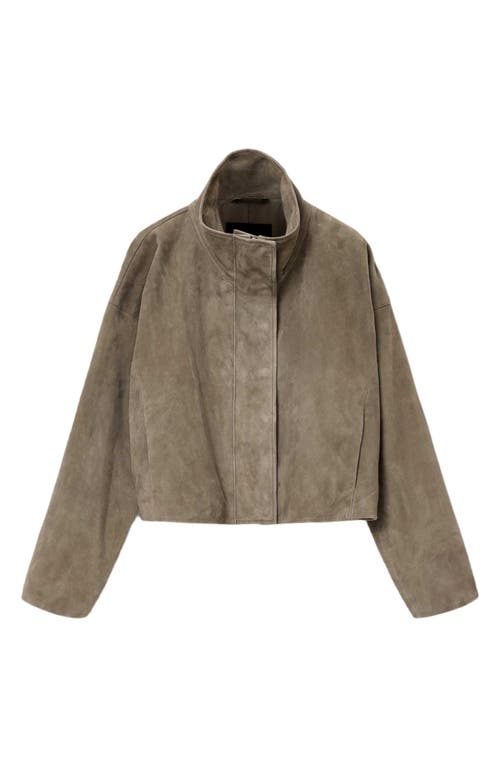 Allsaints Ryder Suede Jacket In Brown