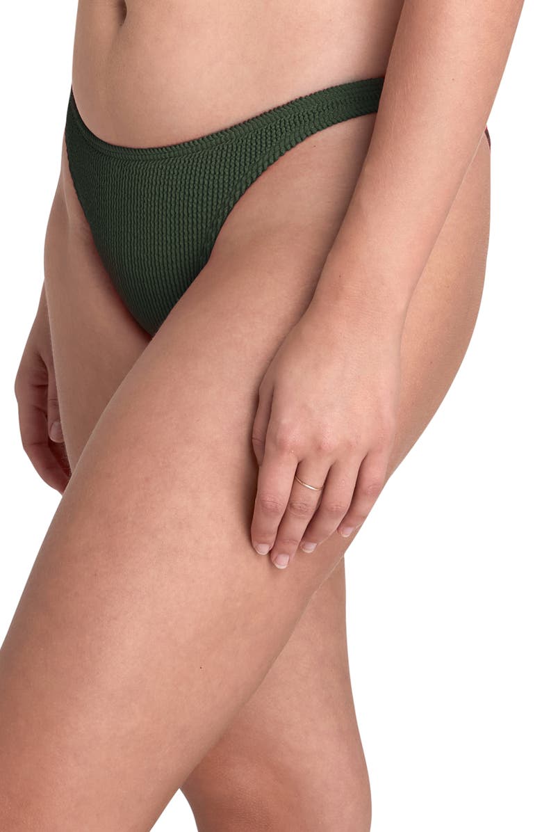 bond-eye The Scene Rib Bikini Bottoms, Alternate, color, Khaki