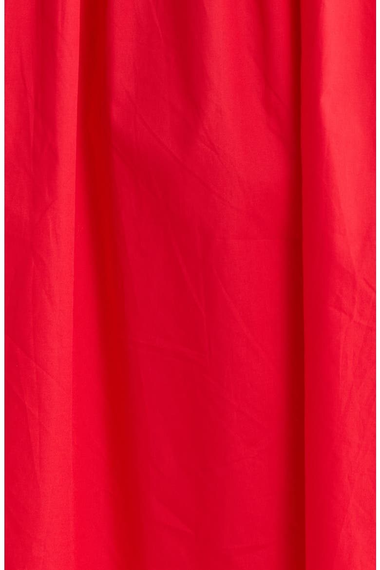 Jennis Belted Cotton Maxi Dress, Alternate, color, RED
