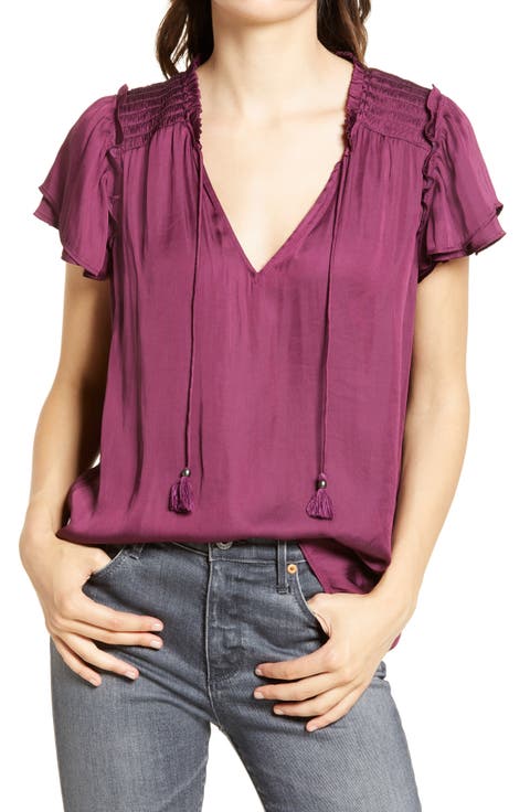 Laramie Smocked Yoke Blouse