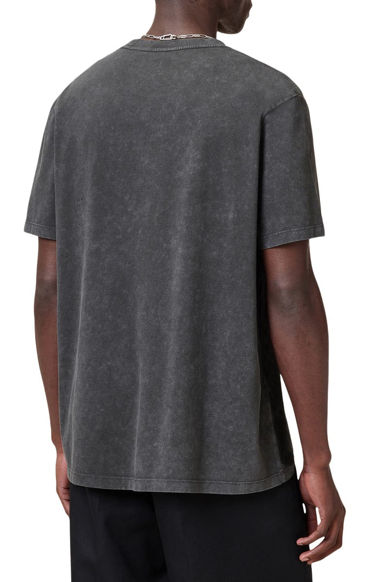AllSaints Saka T-Shirt, Alternate, color, Washed Black