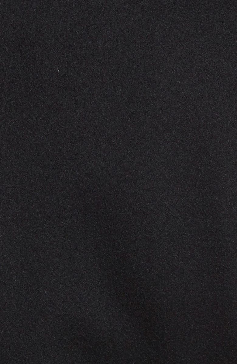 Fleurette Wool Wrap Coat with Genuine Fox Fur Collar, Alternate, color, 