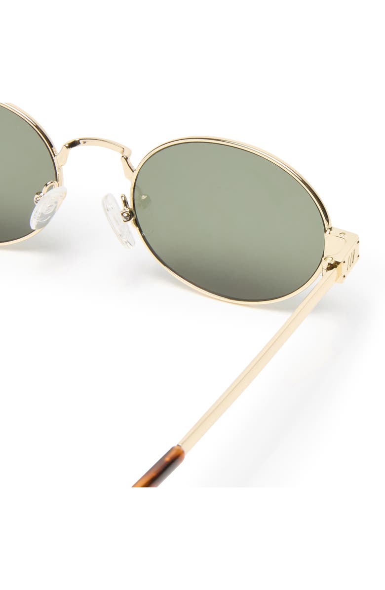 Le Specs Poseidon Deux 52mm Oval Sunglasses, Alternate, color, Gold/Grey