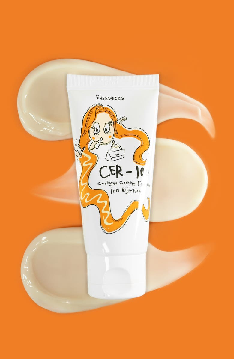 Elizavecca CER-100 Collagen Coating Protein Ion Injection Hair Treatment, Alternate, color, White Multi