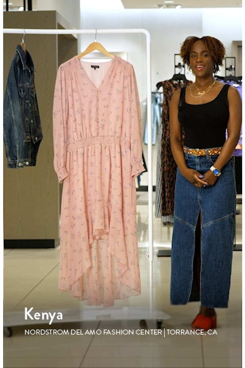Long Sleeve High/Low Dress video