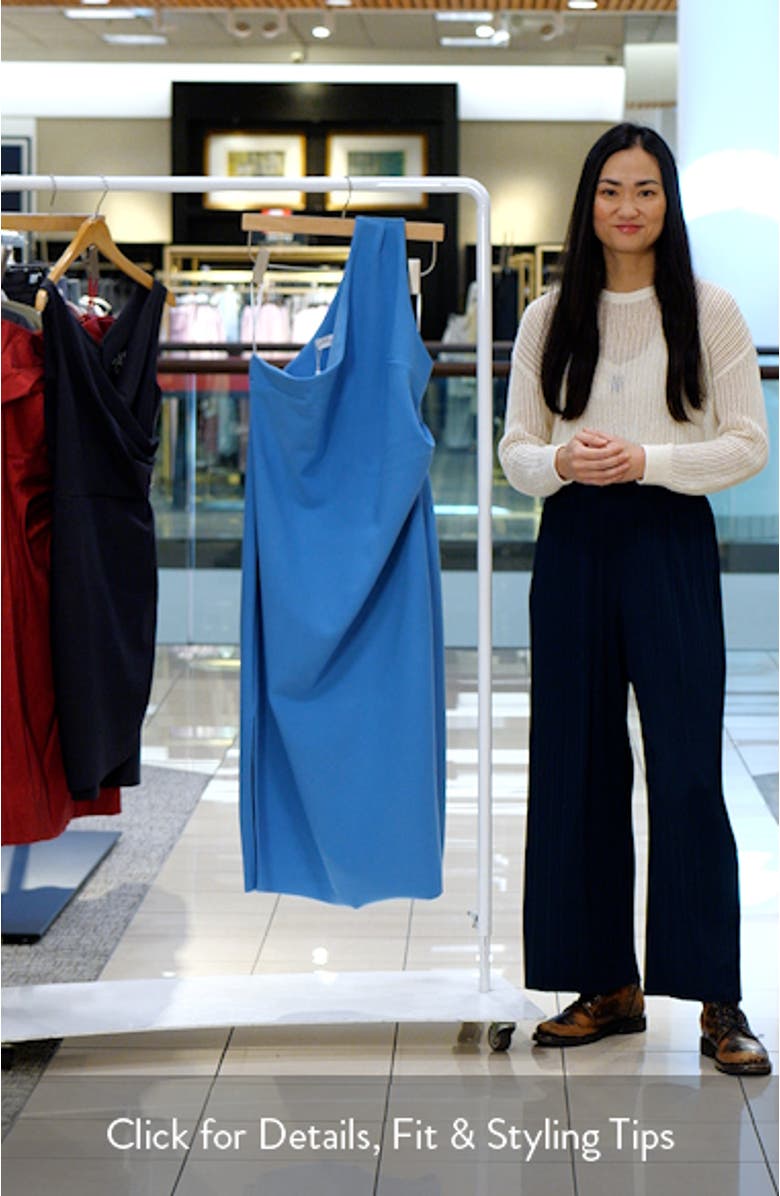 Nadene One-Shoulder Midi Dress, sales video thumbnail