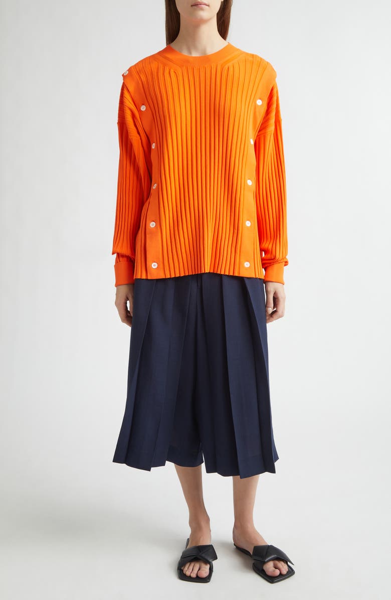 SETCHU Hakama Shorts, Alternate, color, Navy