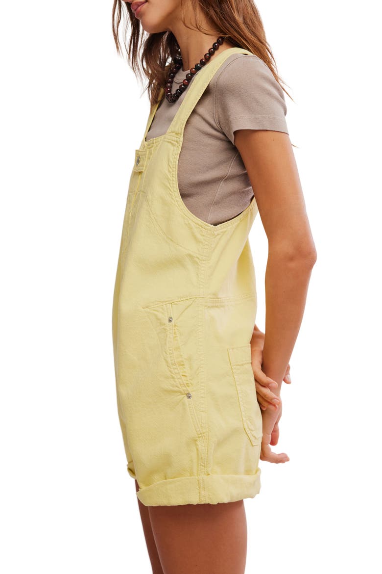 Jude Cotton Shortalls, Alternate, color, SICILIAN YELLOW