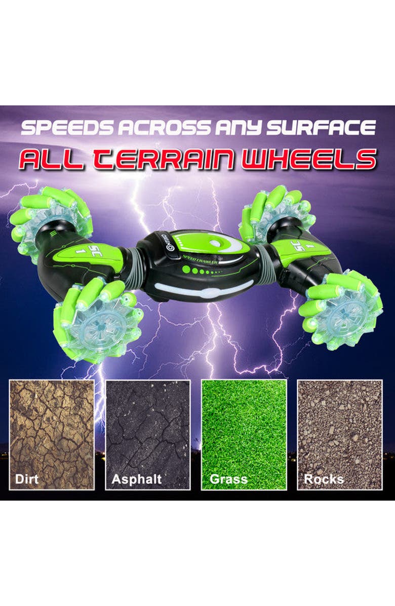 CONTIXO RC Stunt Car, Alternate, color, Green