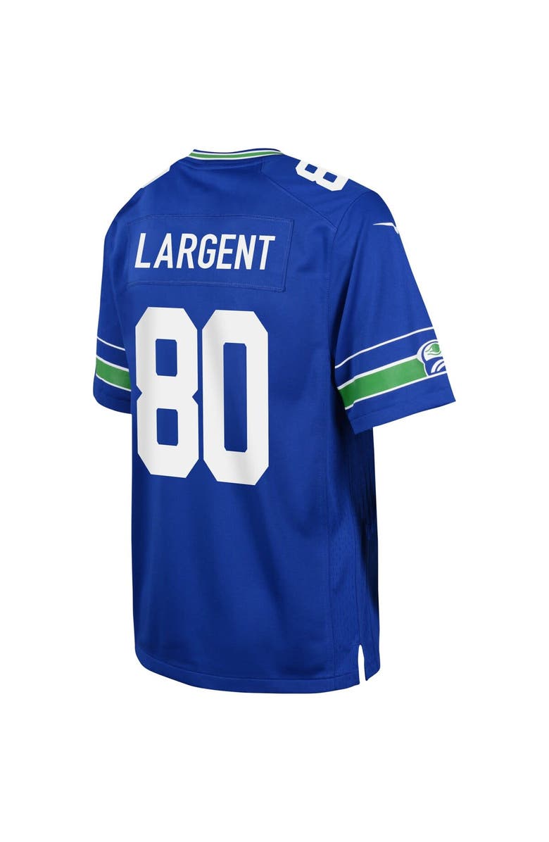 Nike Youth Nike Steve Largent Royal Seattle Seahawks Alternate Retired Player Game Jersey, Alternate, color, Royal