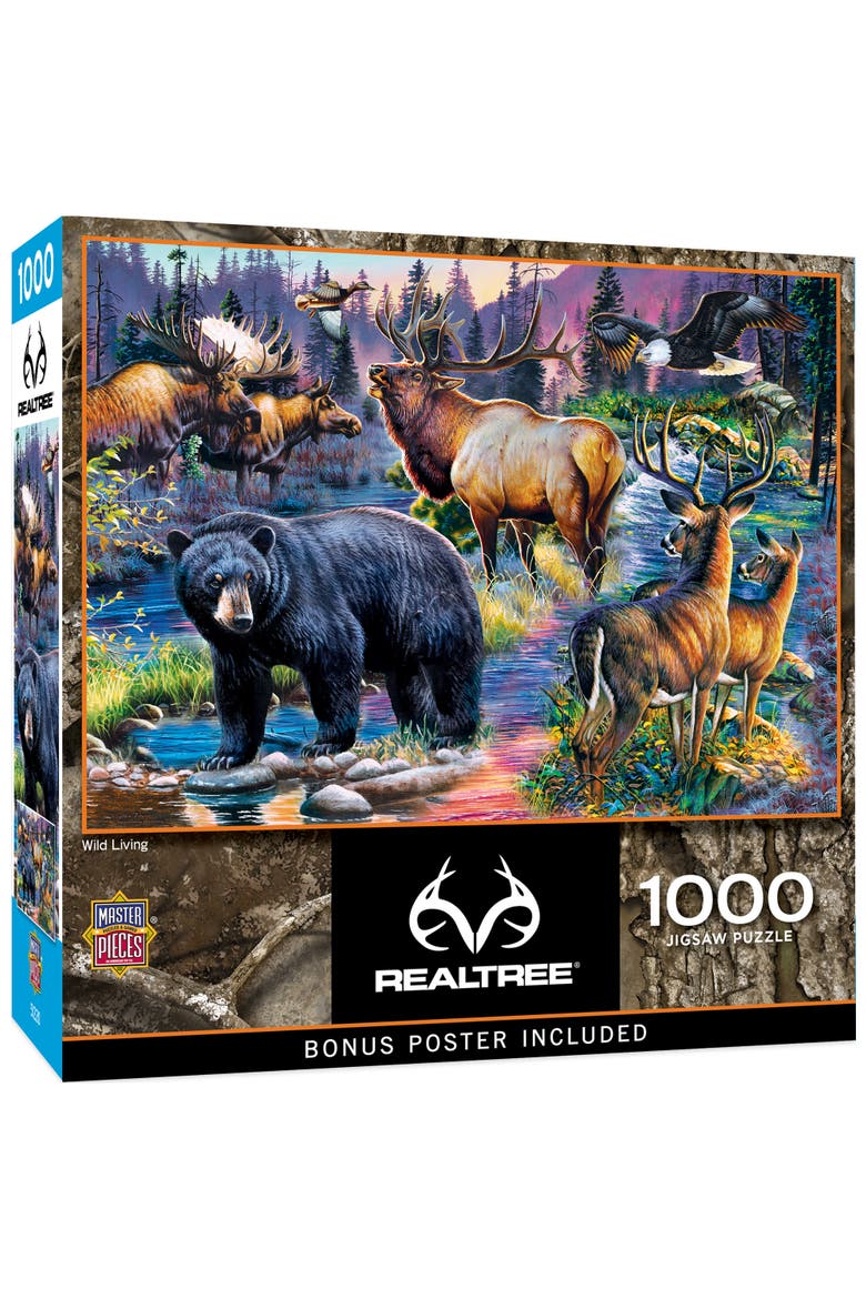 Wild Living 1000 Piece Jigsaw Puzzle, Main, color, Multicolor
