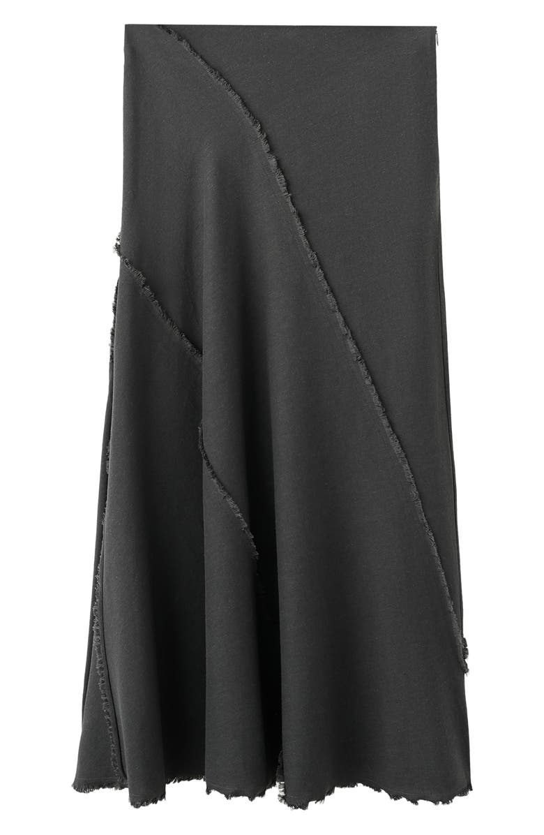 MANGO TEEN Fray Detail Maxi Skirt, Main, color, 