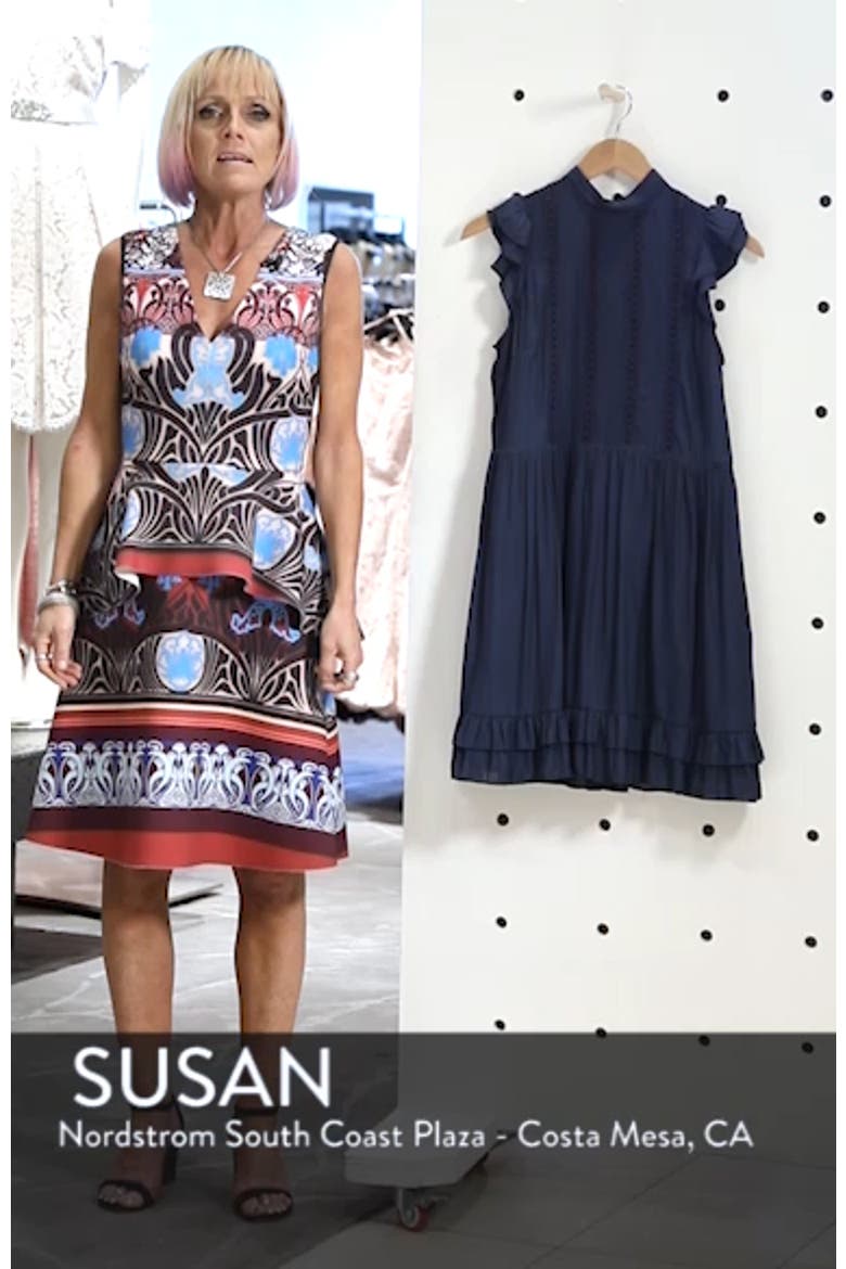 Embroidered Bodice A-Line Dress video