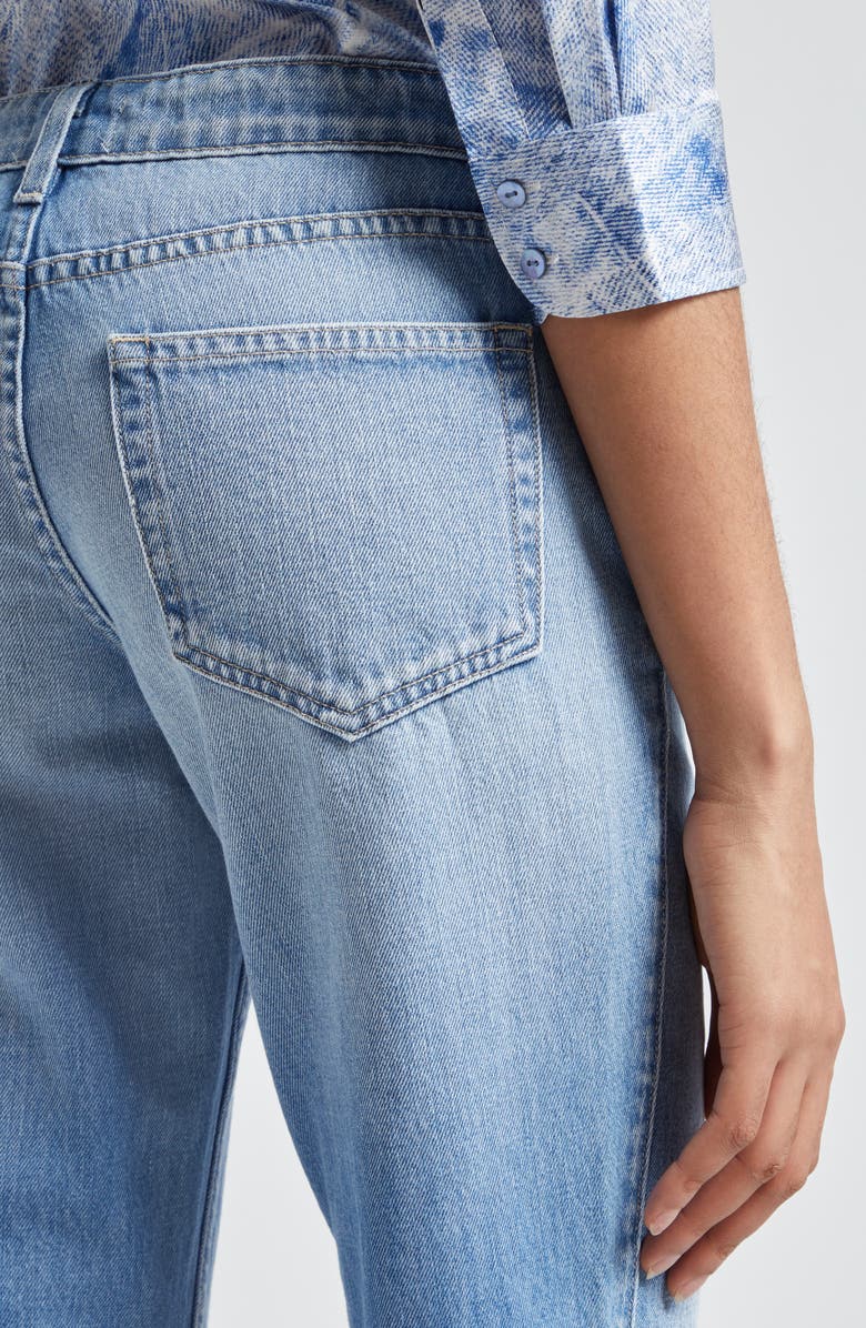 L'AGENCE Nevia Low Rise Slouch Straight Leg Jeans, Alternate, color, Caruso Destruct