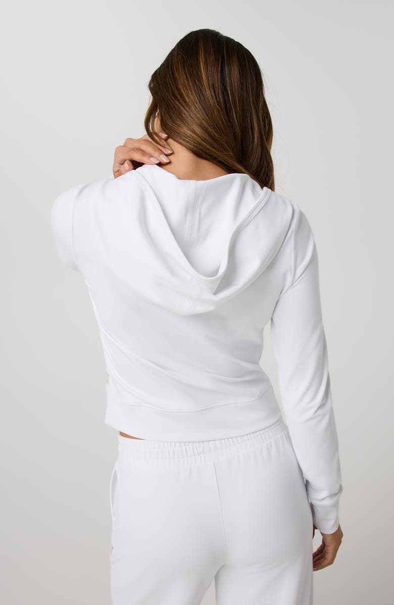 Vuori Halo Mini Full Zip Hoodie, Alternate, color, White