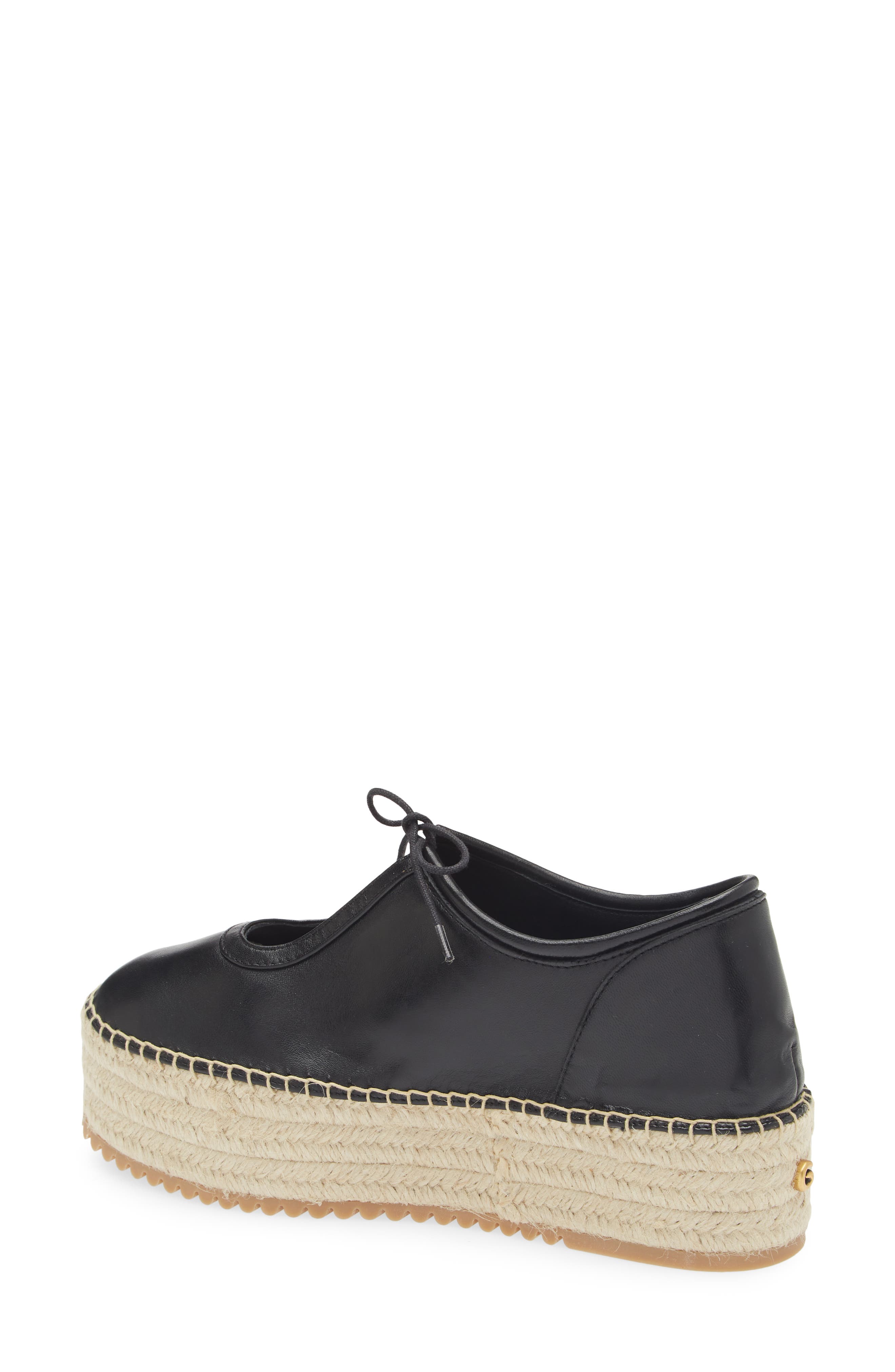 Cult Gaia Bernice Espadrille Platform Sneaker, Alternate, color, Black