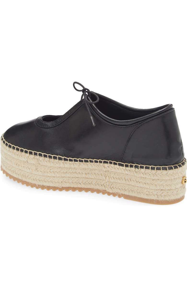 Cult Gaia Bernice Espadrille Platform Sneaker, Alternate, color, Black
