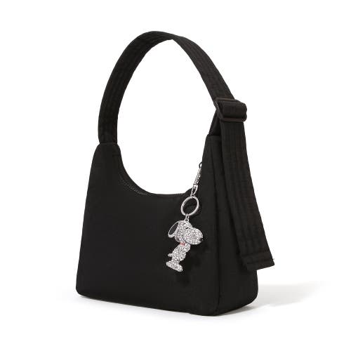 Peanuts Snoopy Pave 3d Bling Keychain In White