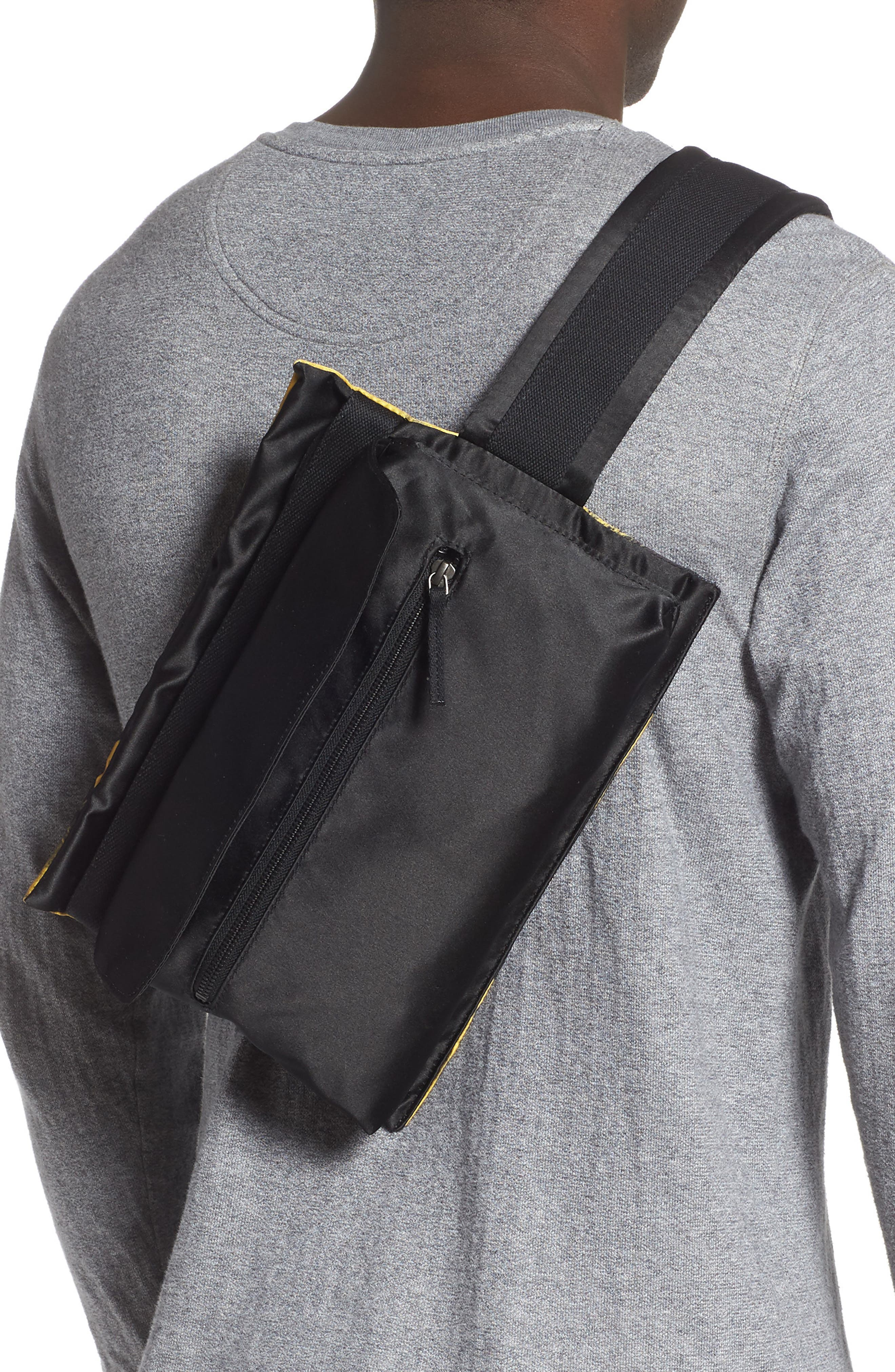 EASTPAK X RAF SIMONS Poster Belt Bag, Alternate, color, 