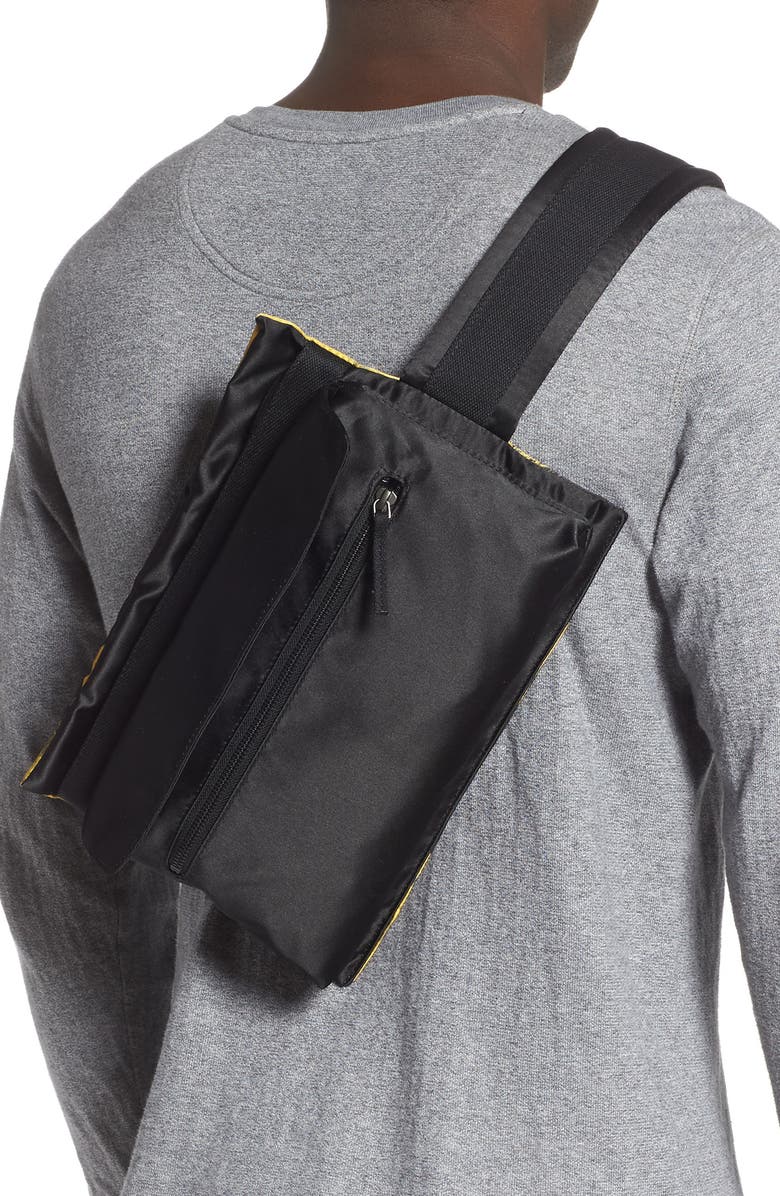 EASTPAK X RAF SIMONS Poster Belt Bag, Alternate, color,